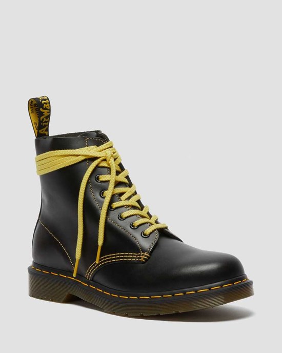 Dr Martens 1460 Pascal Atlas Leather Men's Ankle Boots Dark Grey Atlas | POBACG539