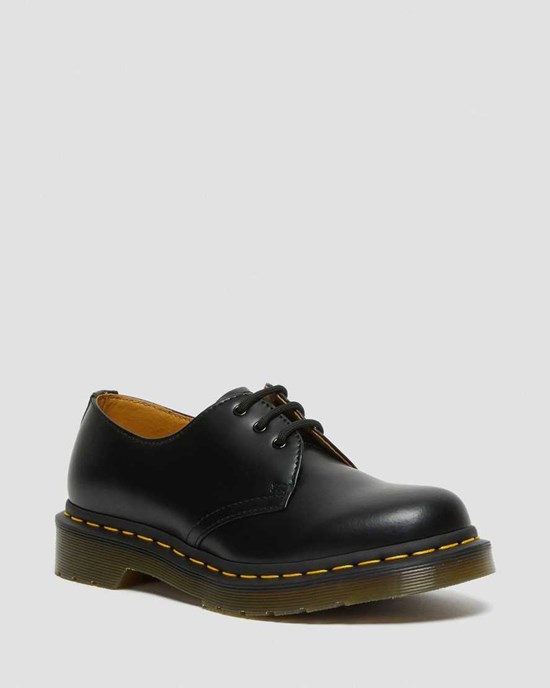 Dr Martens 1461 Smooth Leather Women's Oxford Shoes Black Smooth Leather | HSEVIA793