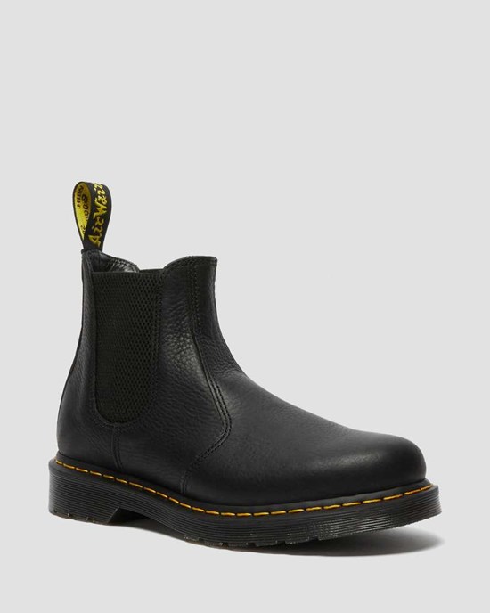 Dr Martens 2976 Ambassador Leather Men's Ankle Boots Black Ambassador | KFYGVN769