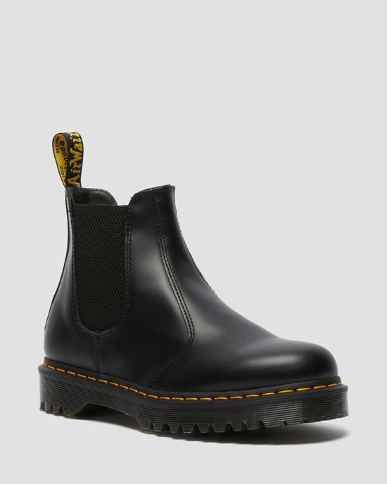 Dr Martens 2976 Bex Smooth Leather Women's Chelsea Boots Black Smooth Leather | FRBWQM327