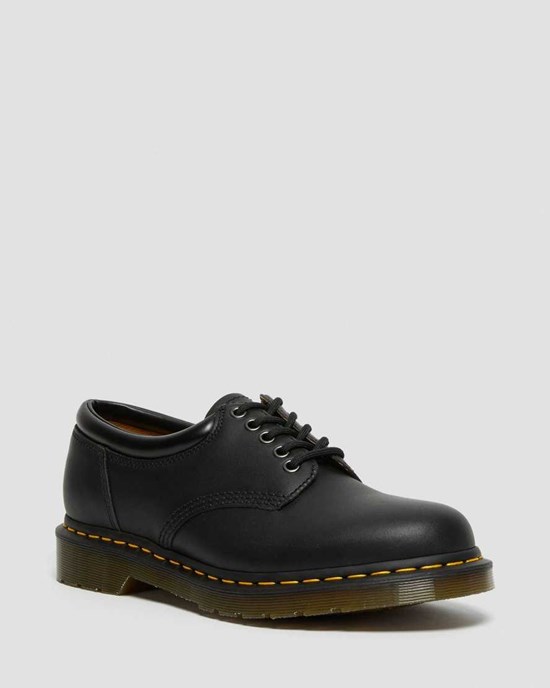 Dr Martens 8053 Nappa Leather Men's Oxford Shoes Black Nappa | FNOJHY350