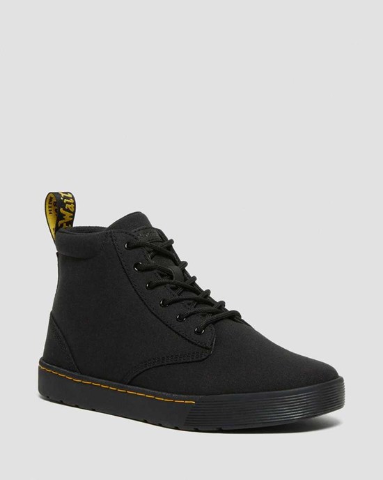 Dr Martens Cairo Women's Canvas Boots Black Canvas | DZXVES908