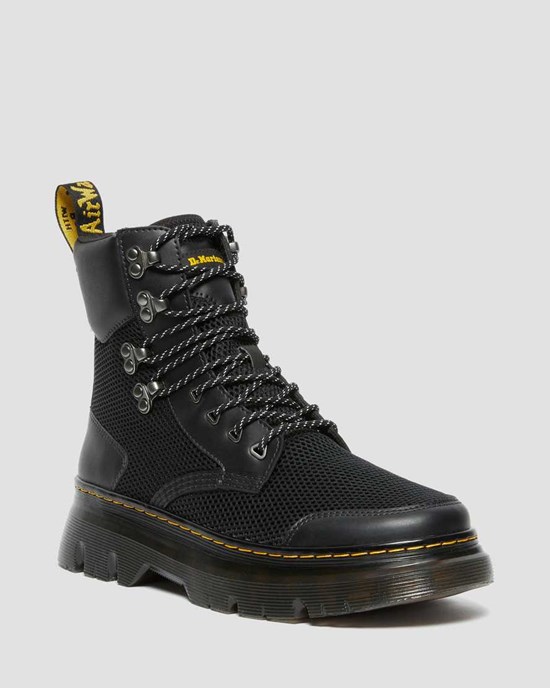 Dr Martens Tarik Toe Guard Utility Women's Ankle Boots Black | QFKDJH846