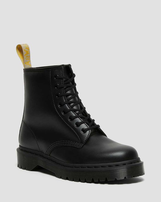 Dr Martens Vegan 1460 Bex Mono Men's Ankle Boots Black Felix Rub Off | SULJBD438