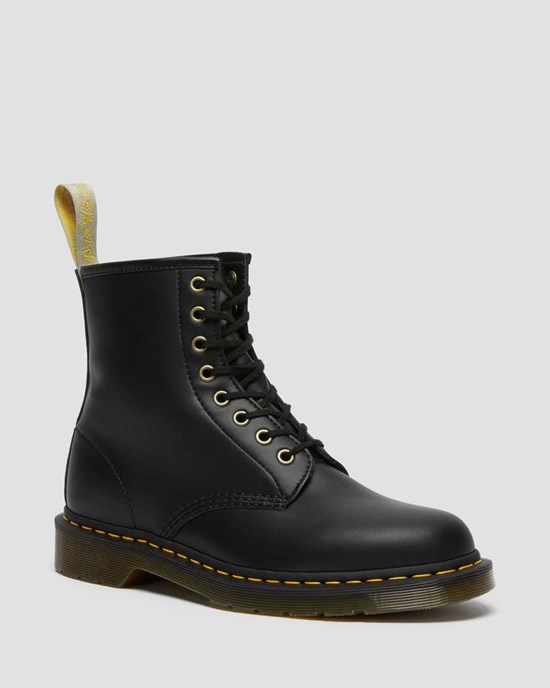 Dr Martens Vegan 1460 Felix Men's Ankle Boots Black Felix Rub Off | IRQKXF051