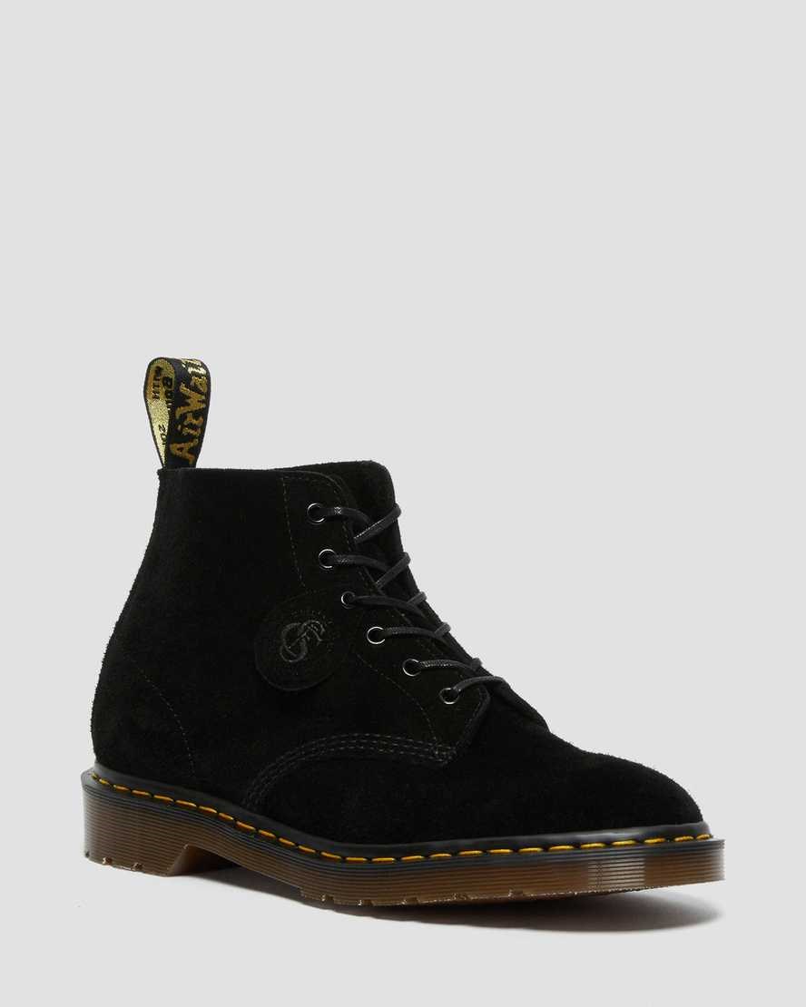 Dr Martens 101 Suede Men's Ankle Boots Black Desert Oasis Suede | KAQJWD017