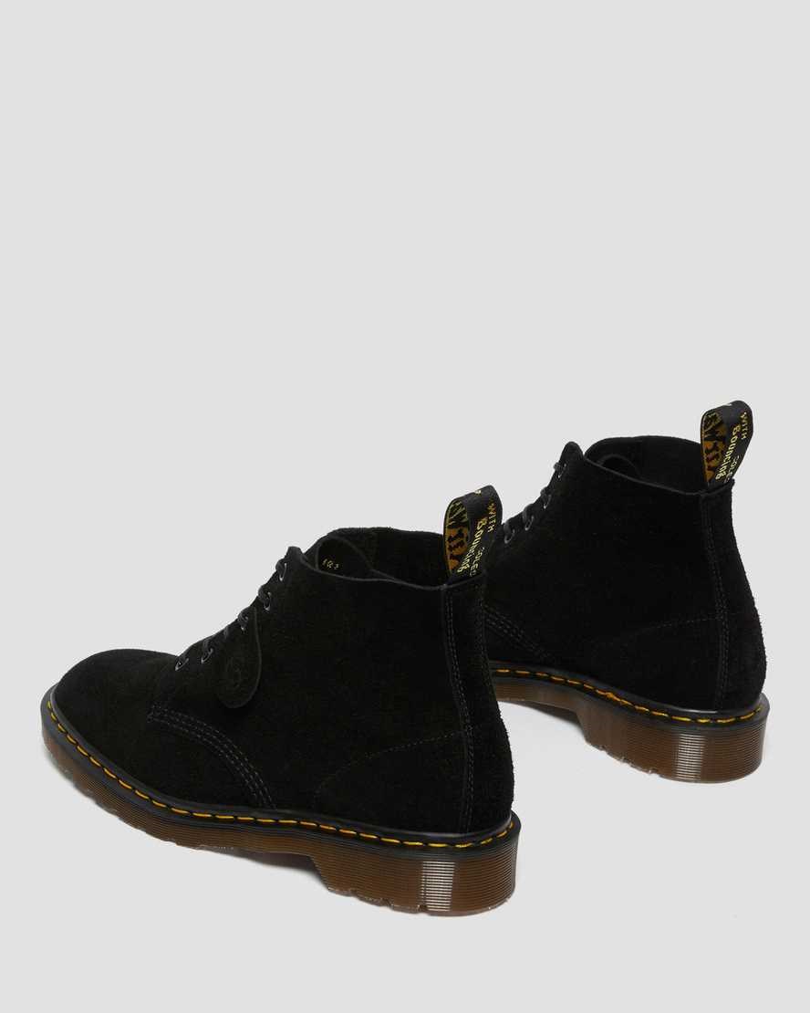 Dr Martens 101 Suede Men's Lace Up Boots Black Desert Oasis Suede | ICDFJB823