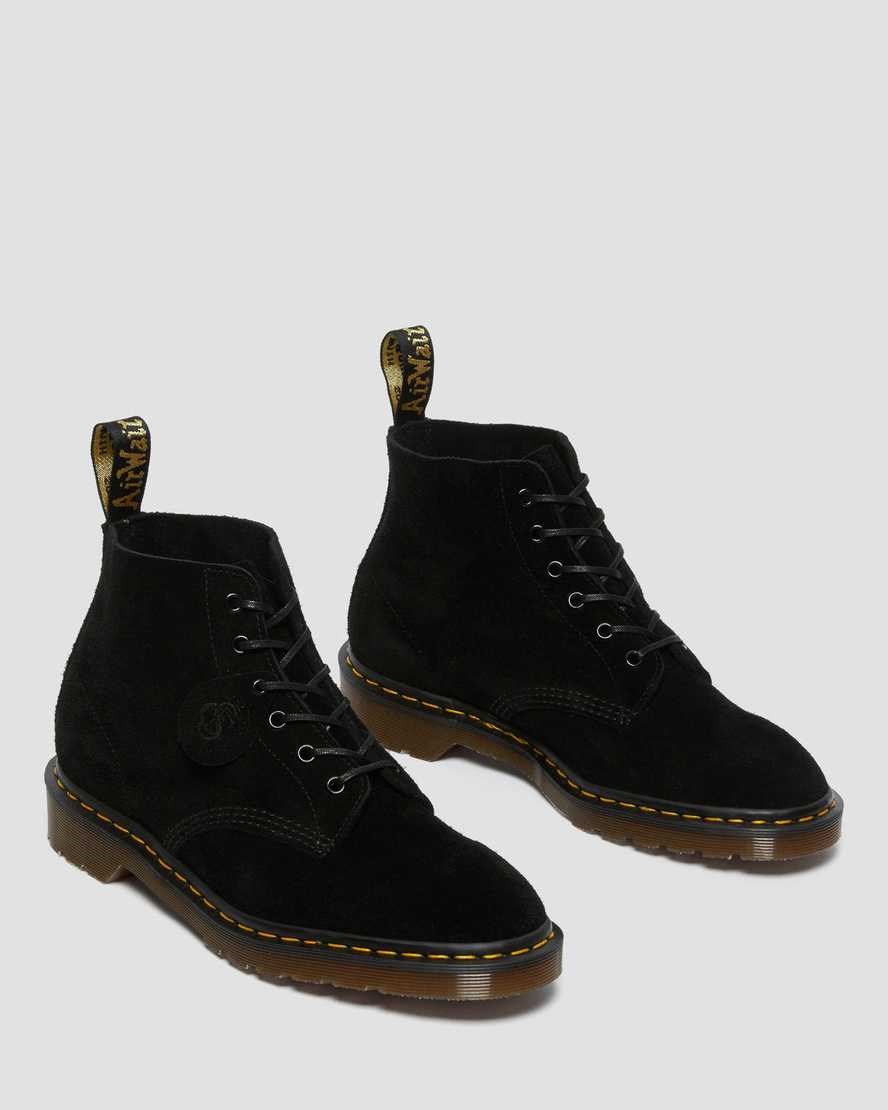 Dr Martens 101 Suede Women's Lace Up Boots Black Desert Oasis Suede | JXTNCZ843