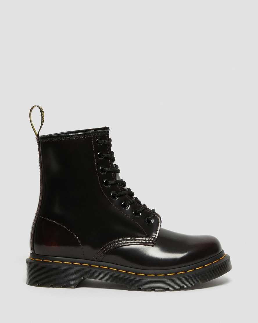 Dr Martens 1460 Arcadia Leather Women's Ankle Boots Cherry Red Arcadia Leather | HRNFSX176