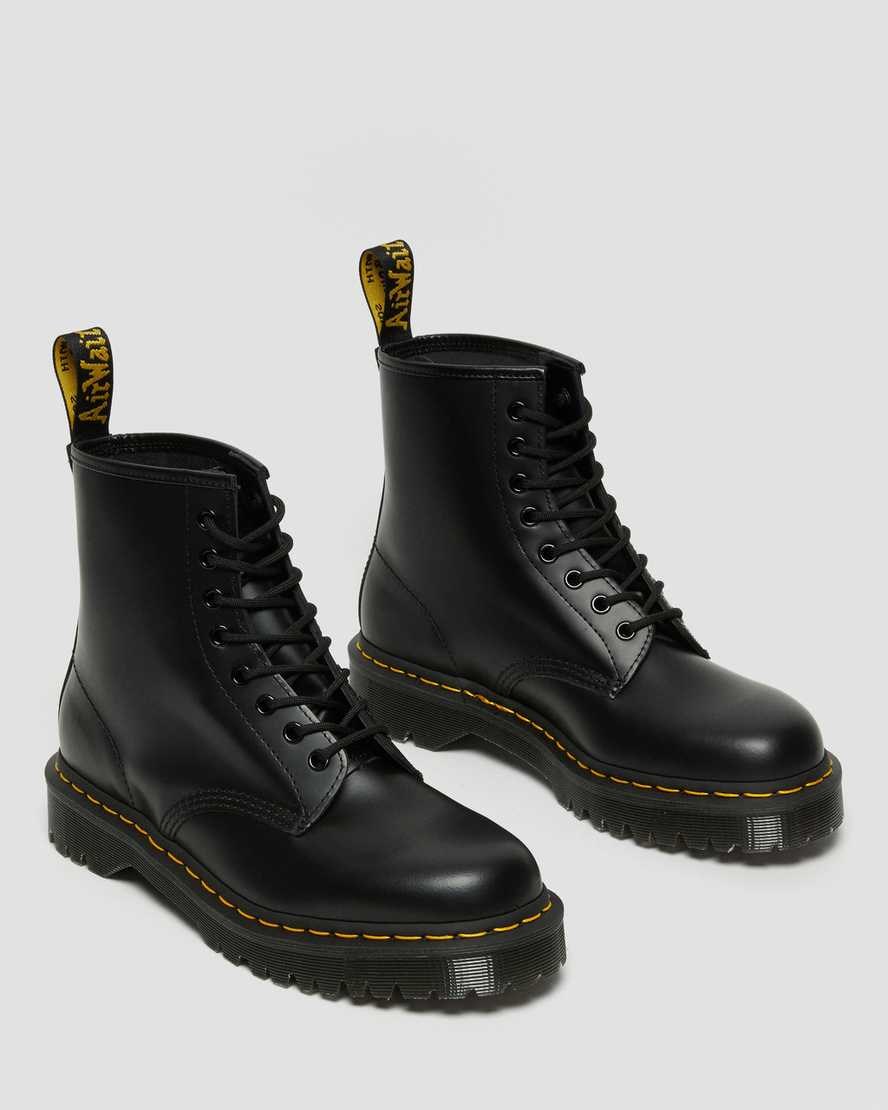 Dr Martens 1460 Bex Smooth Leather Men's Lace Up Boots Black Smooth Leather | FPTYAQ495