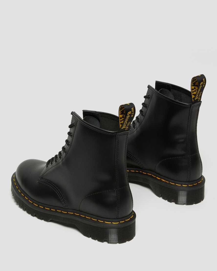 Dr Martens 1460 Bex Smooth Leather Men's Lace Up Boots Black Smooth Leather | FPTYAQ495