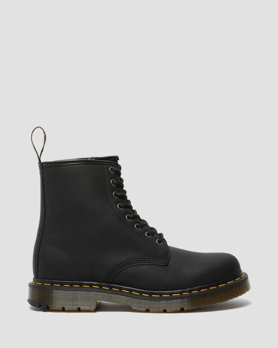 Dr Martens 1460 DM's Wintergrip Men's Lace Up Boots Black Snowplow | ACQSEH807