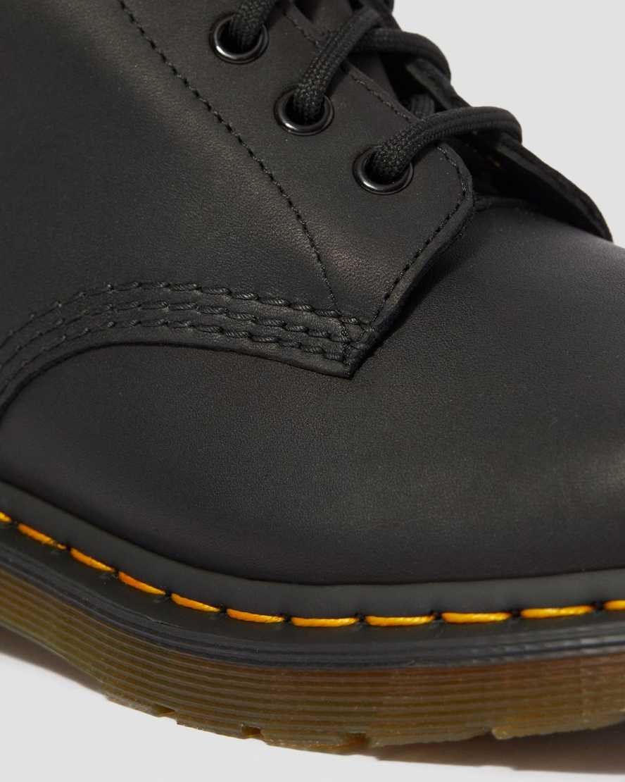 Dr Martens 1460 Greasy Leather Men's Ankle Boots Black Greasy Leather | IFBMPW382