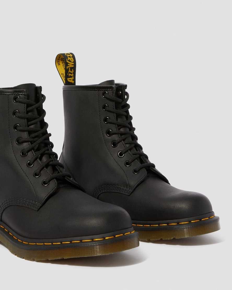 Dr Martens 1460 Greasy Leather Men's Ankle Boots Black Greasy Leather | IFBMPW382