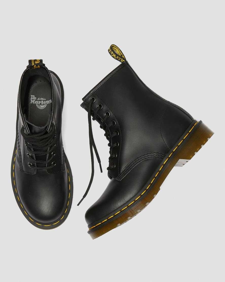 Dr Martens 1460 Nappa Leather Women's Lace Up Boots Black Nappa | PTNVDI814