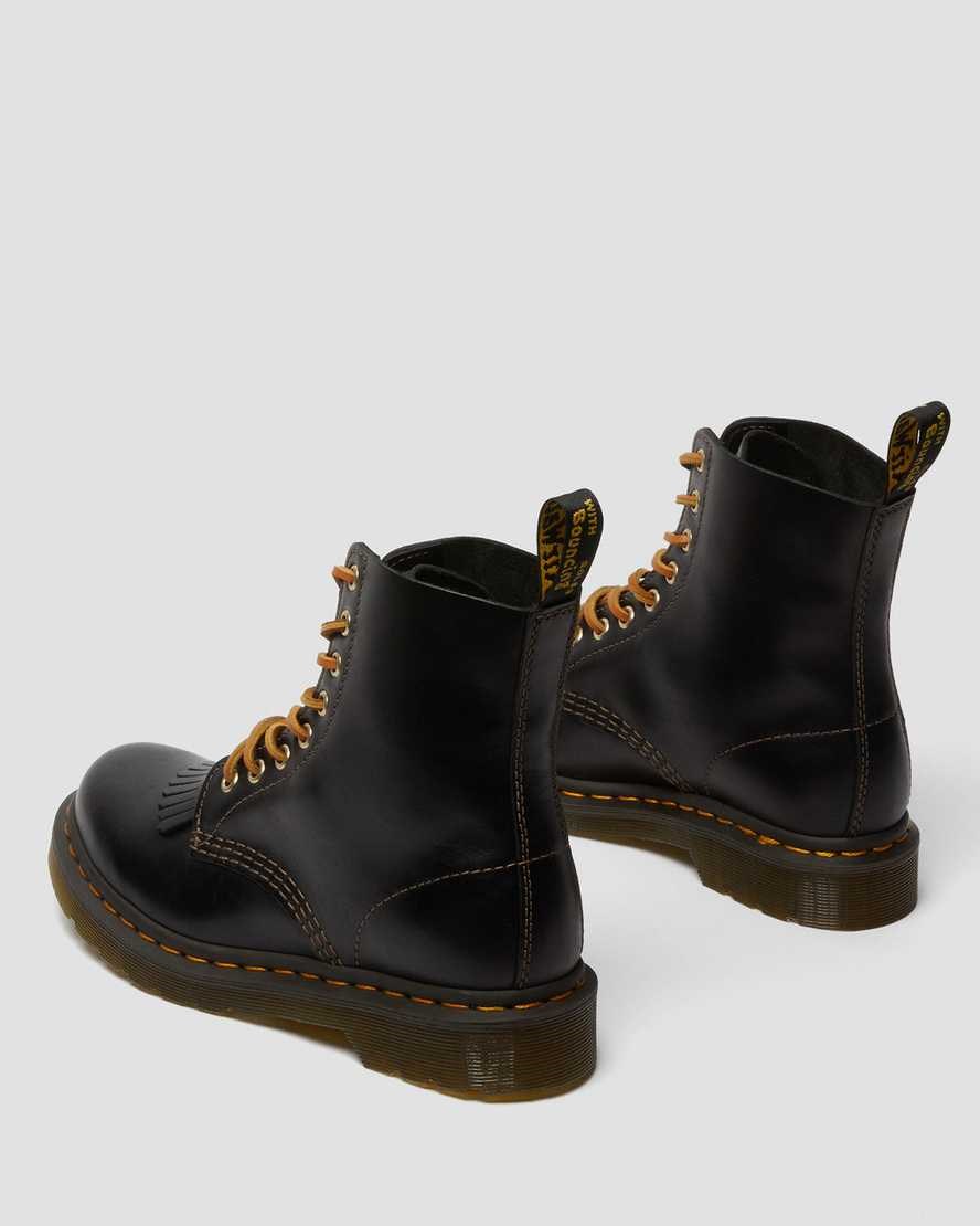 Dr Martens 1460 Pascal Abruzzo Leather Women's Ankle Boots Black Abruzzo Wp | EROPLI087