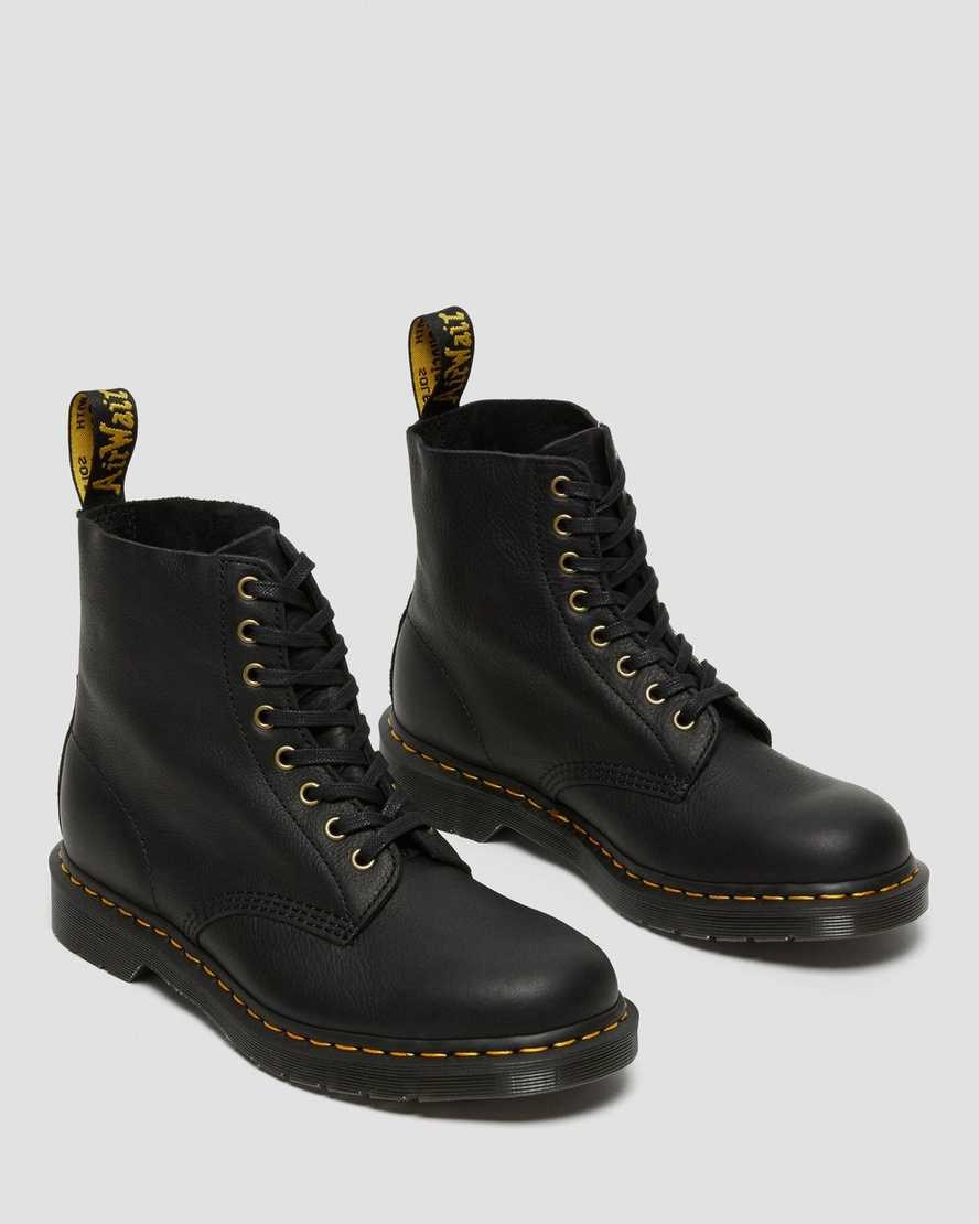 Dr Martens 1460 Pascal Ambassador Leather Women's Lace Up Boots Black Ambassador | IUJSDQ396