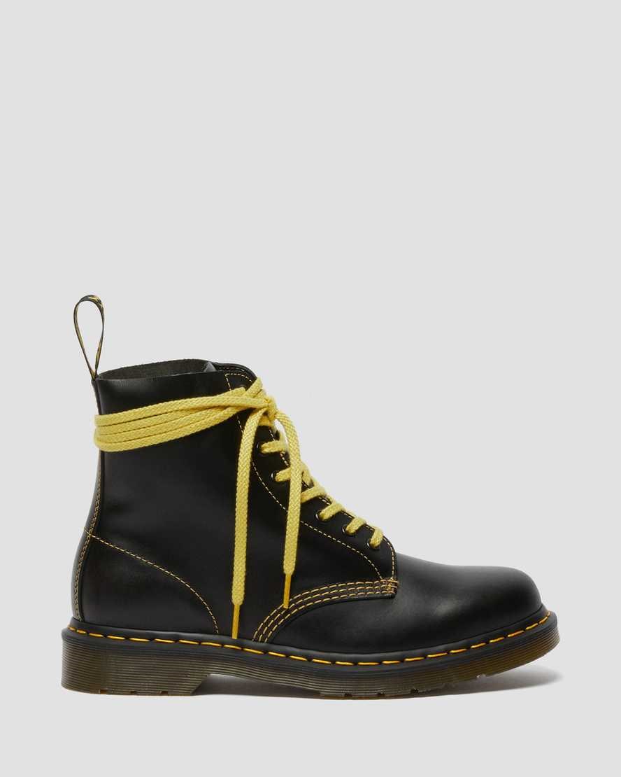 Dr Martens 1460 Pascal Atlas Leather Men's Lace Up Boots Dark Grey Atlas | MCVLYS580