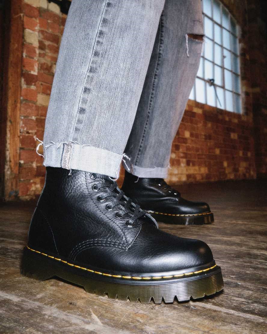 Dr Martens 1460 Pascal Bex Leather Men's Ankle Boots Black Inuck | UWJDRV502