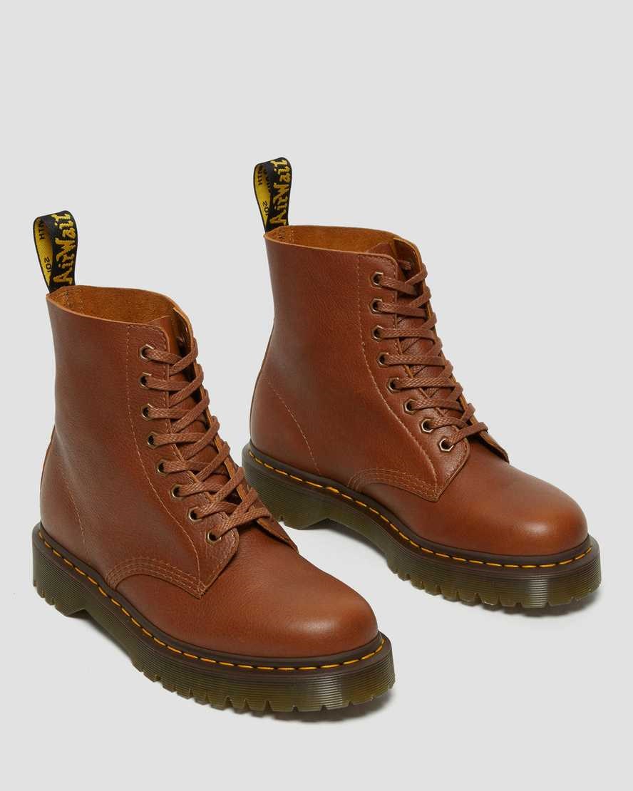 Dr Martens 1460 Pascal Bex Leather Women's Lace Up Boots Brown Inuck | BDHFEO491