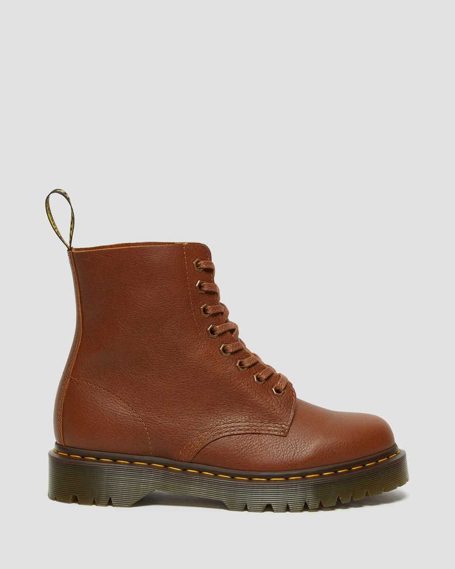 Dr Martens 1460 Pascal Bex Leather Women's Lace Up Boots Brown Inuck | BDHFEO491