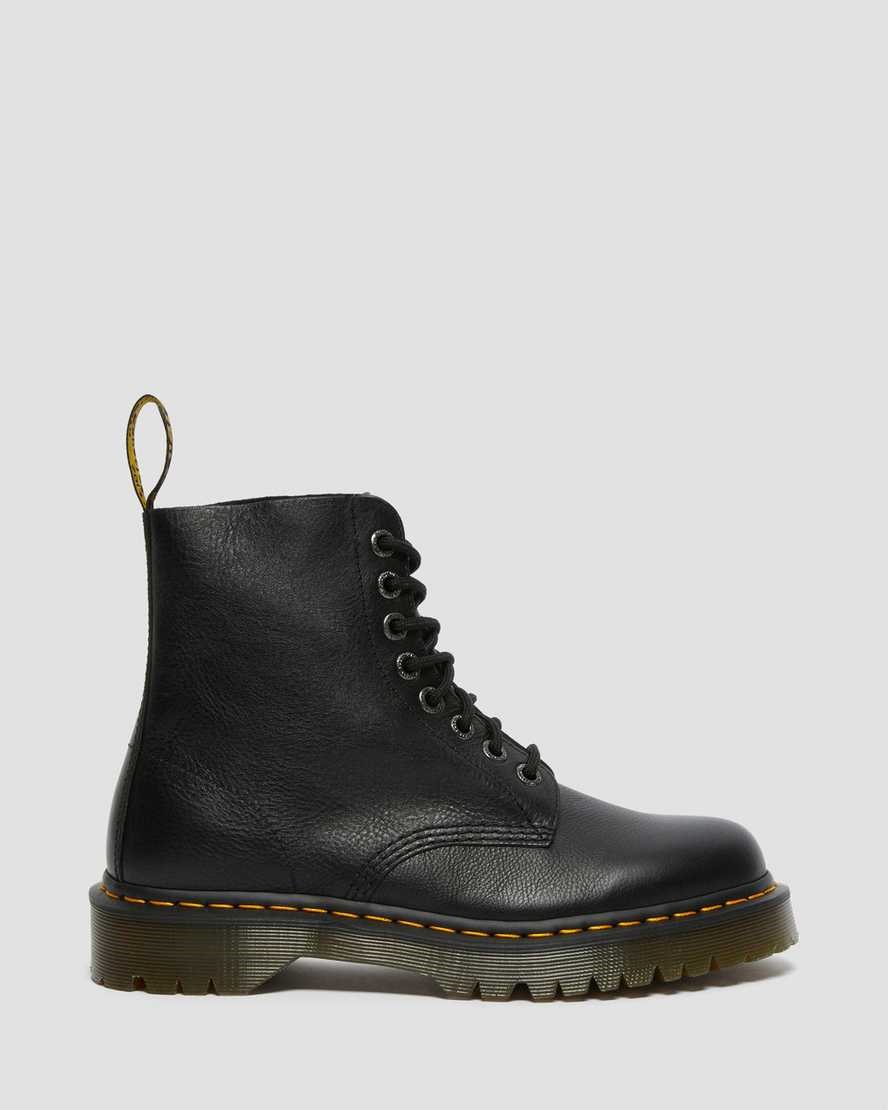 Dr Martens 1460 Pascal Bex Pisa Leather Men's Lace Up Boots Black Pisa | MBUANV523