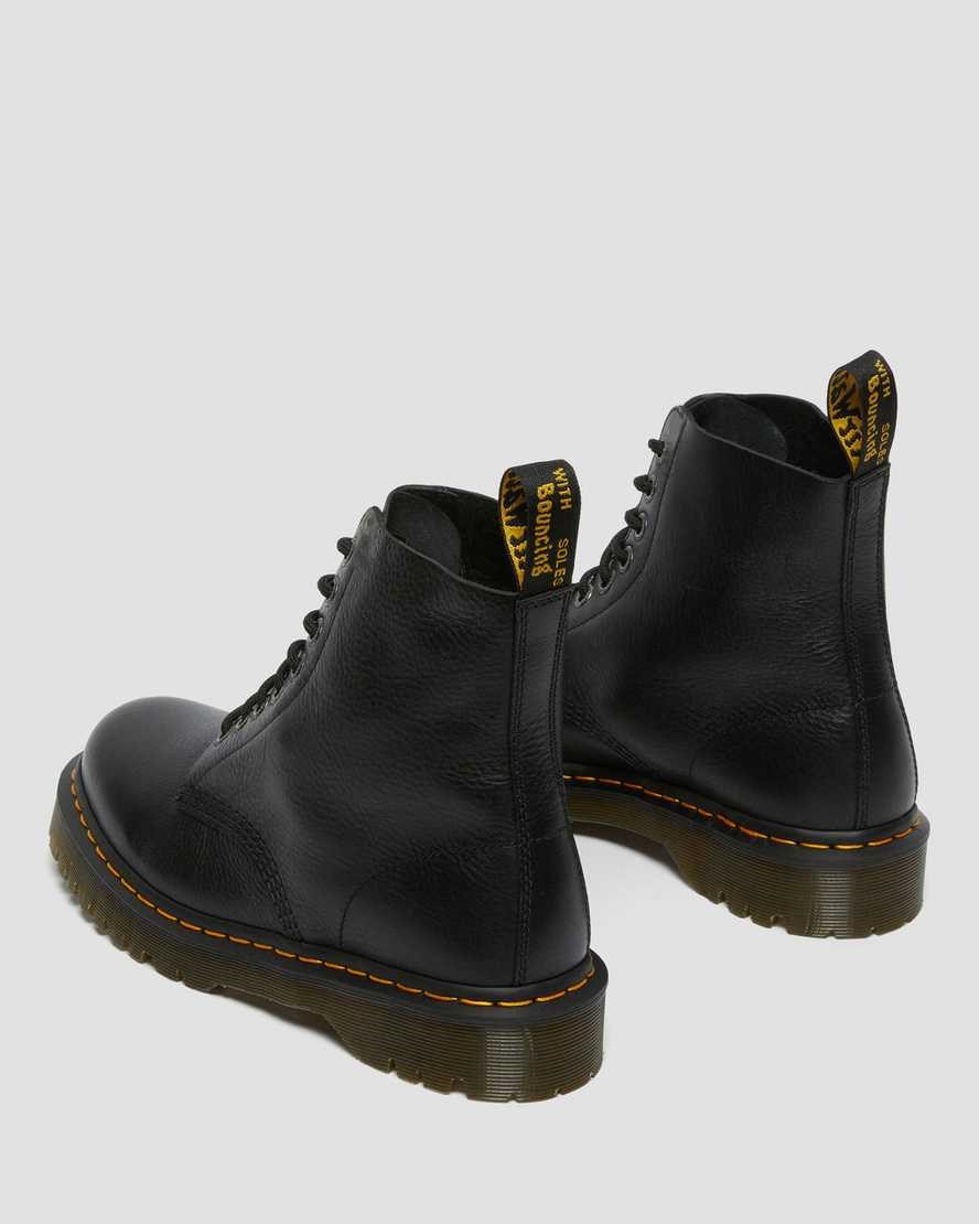 Dr Martens 1460 Pascal Bex Pisa Leather Men's Lace Up Boots Black Pisa | MBUANV523