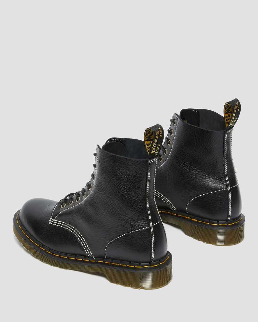 Dr Martens 1460 Pascal Made in England Classic Leather Women's Lace Up Boots Black Kudu Classic | CSZQIH847