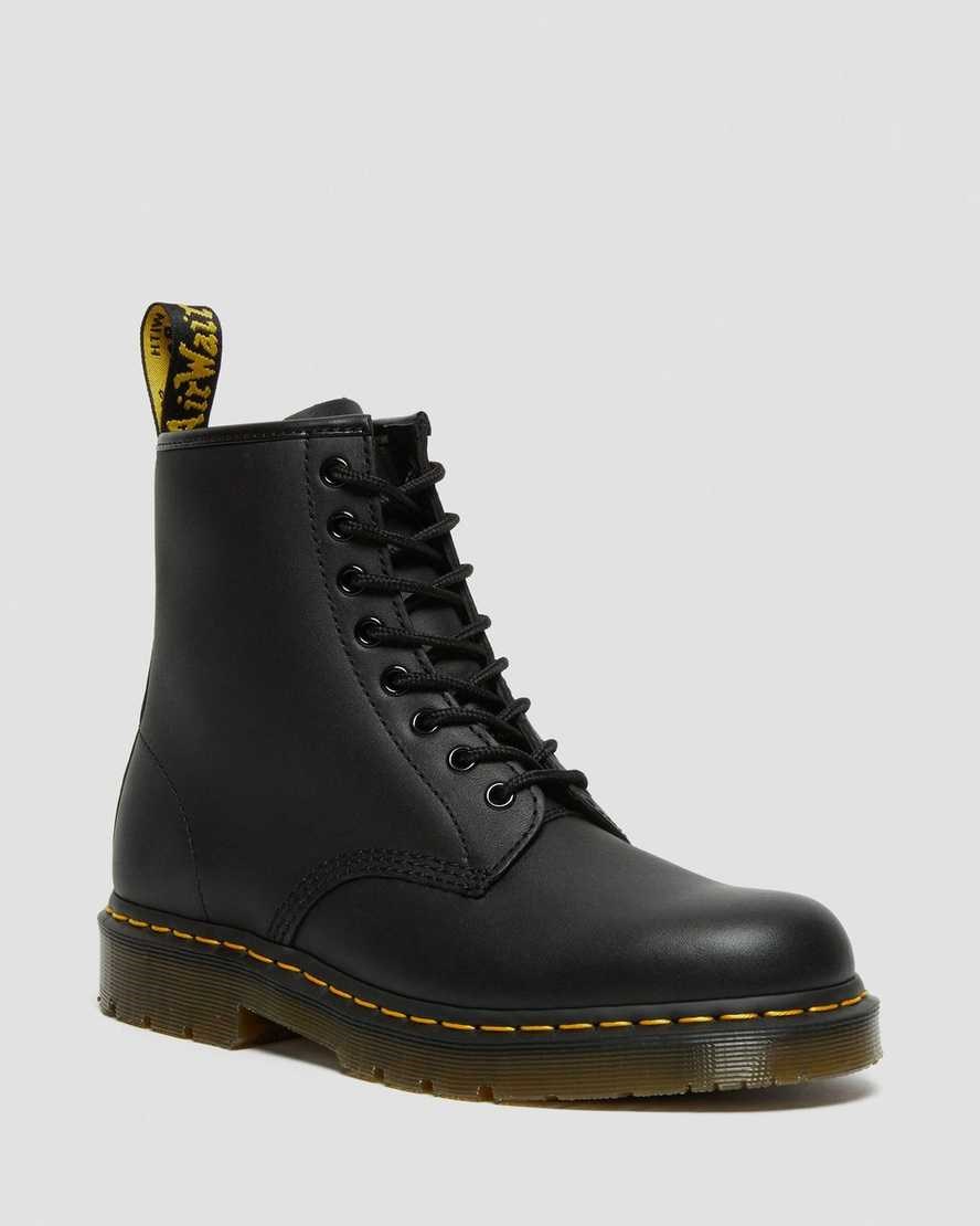 Dr Martens 1460 Slip Resistant Leather Men's Ankle Boots Black Industrial Full Grain | OYLVUC671