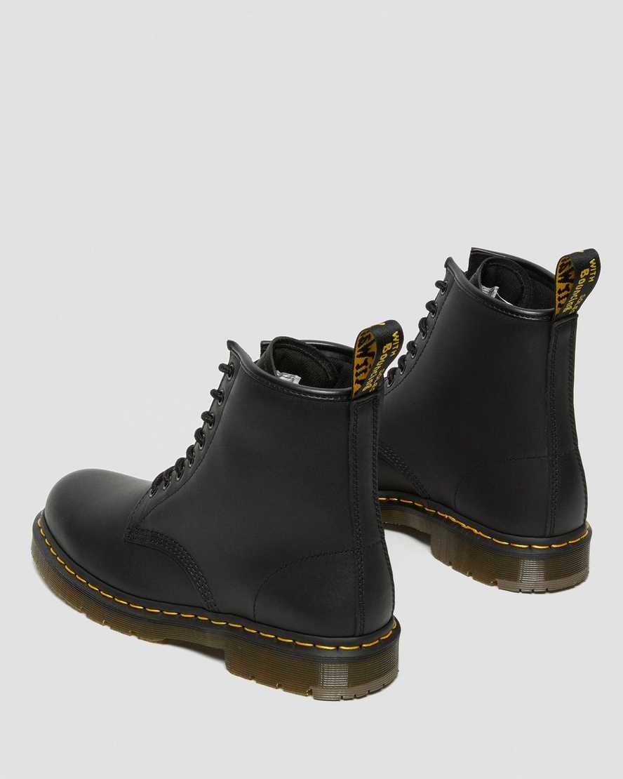 Dr Martens 1460 Slip Resistant Leather Men's Lace Up Boots Black Industrial Full Grain | ZWJUNI791