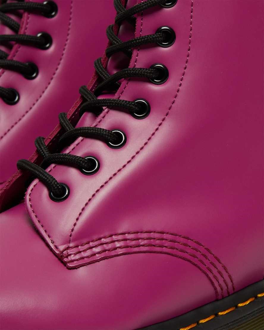 Dr Martens 1460 Smooth Leather Men's Ankle Boots Pink Smooth Leather | ILVKMF850