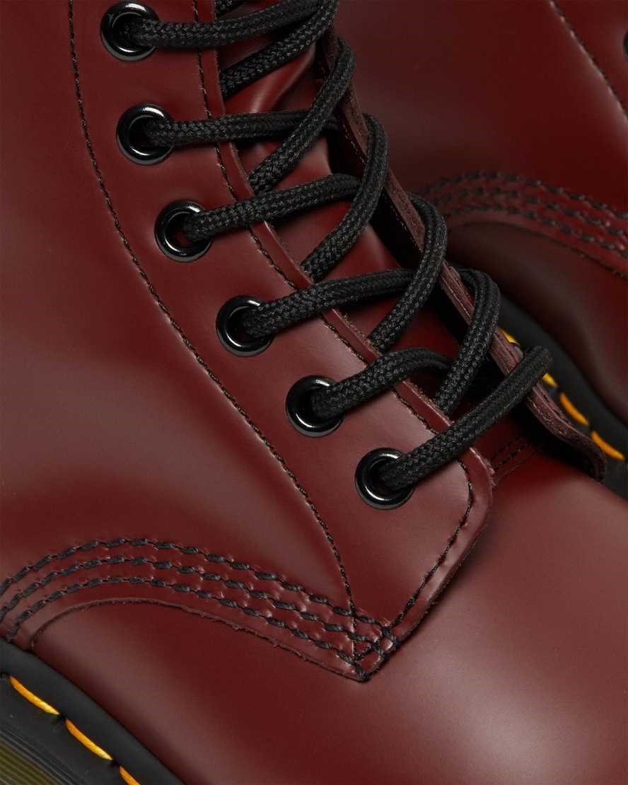 Dr Martens 1460 Smooth Leather Women's Ankle Boots Cherry Red Smooth Leather | EAXNML231