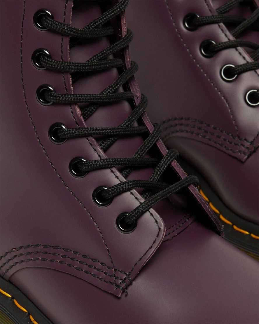 Dr Martens 1460 Smooth Leather Women's Lace Up Boots Purple Smooth Leather | DBXSQG340