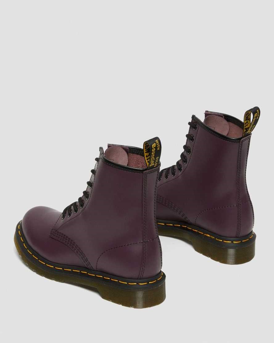 Dr Martens 1460 Smooth Leather Women's Lace Up Boots Purple Smooth Leather | DBXSQG340