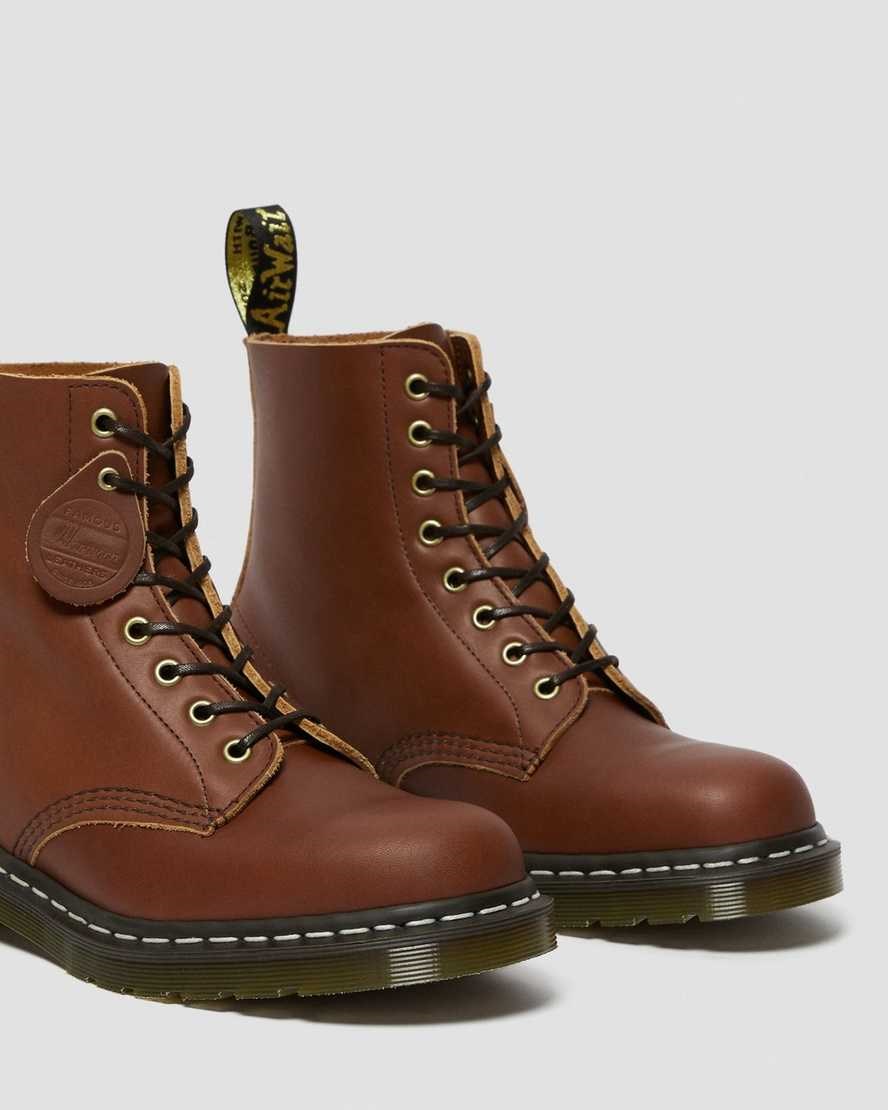 Dr Martens 1460 Veg Tan Leather Men's Ankle Boots Tan Essex Veg Tan | PCEJVD207