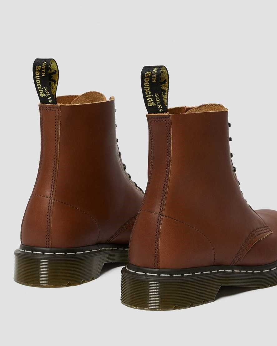 Dr Martens 1460 Veg Tan Leather Men's Ankle Boots Tan Essex Veg Tan | PCEJVD207