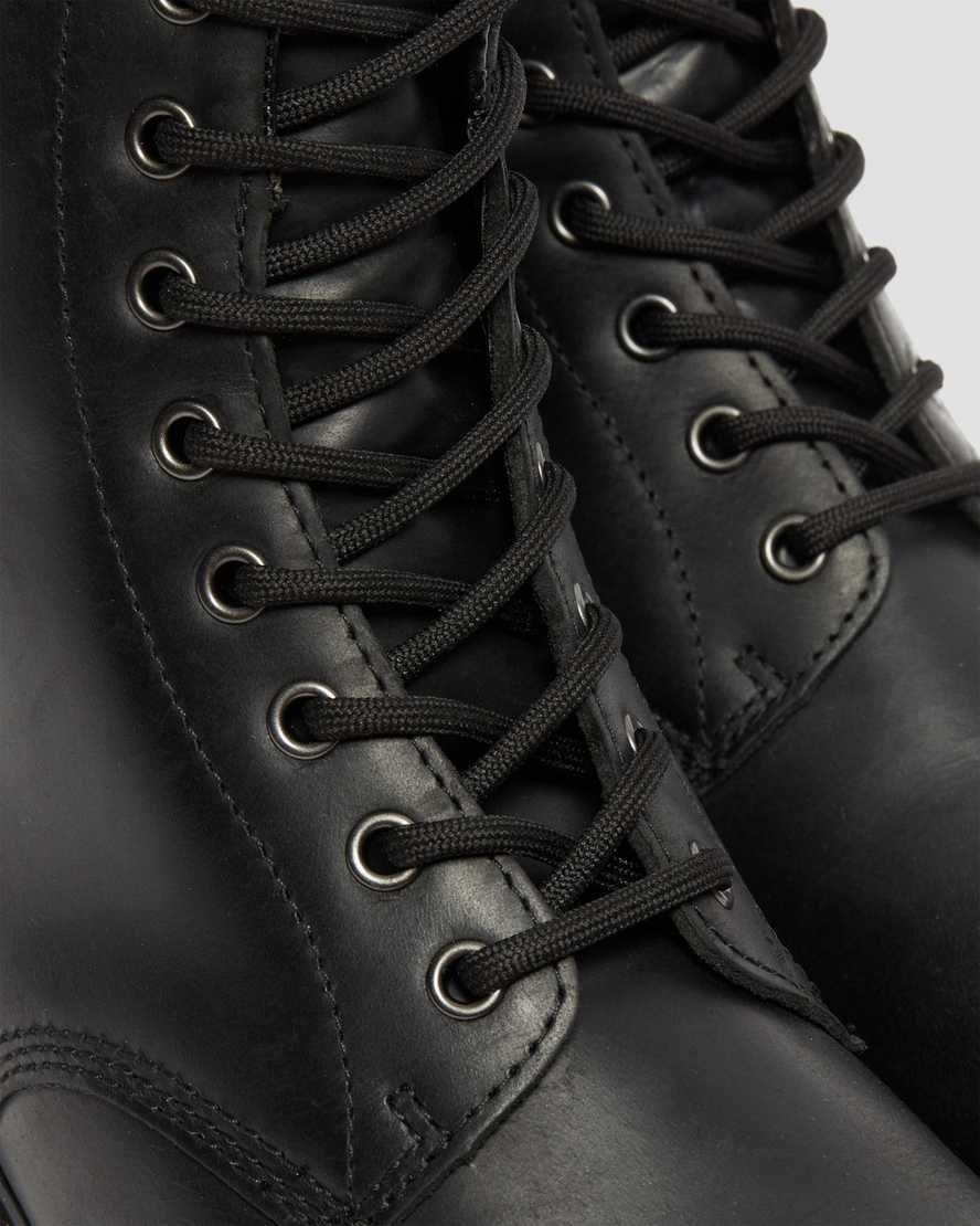 Dr Martens 1460 Waterproof Men's Lace Up Boots Black Republic Wp | YUEORT705