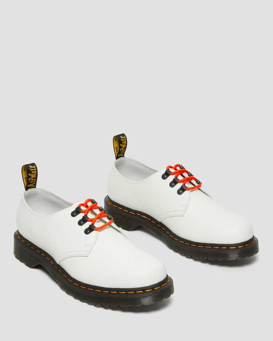 Dr Martens 1461 Ben Smooth Leather Men's Oxford Shoes White Smooth Leather | RZVEMQ342