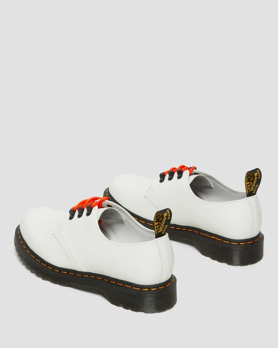 Dr Martens 1461 Ben Smooth Leather Women's Oxford Shoes White Smooth Leather | EPDMIS198