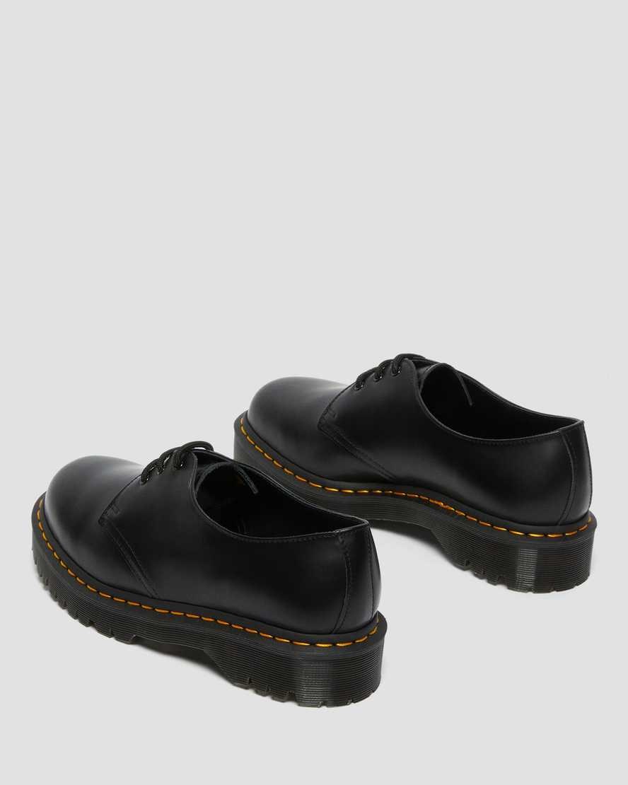 Dr Martens 1461 Bex Smooth Leather Women's Oxford Shoes Black Smooth Leather | AWRYDU026