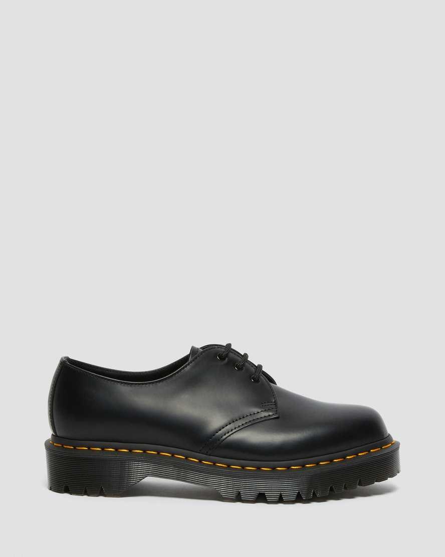 Dr Martens 1461 Bex Smooth Leather Women's Oxford Shoes Black Smooth Leather | AWRYDU026