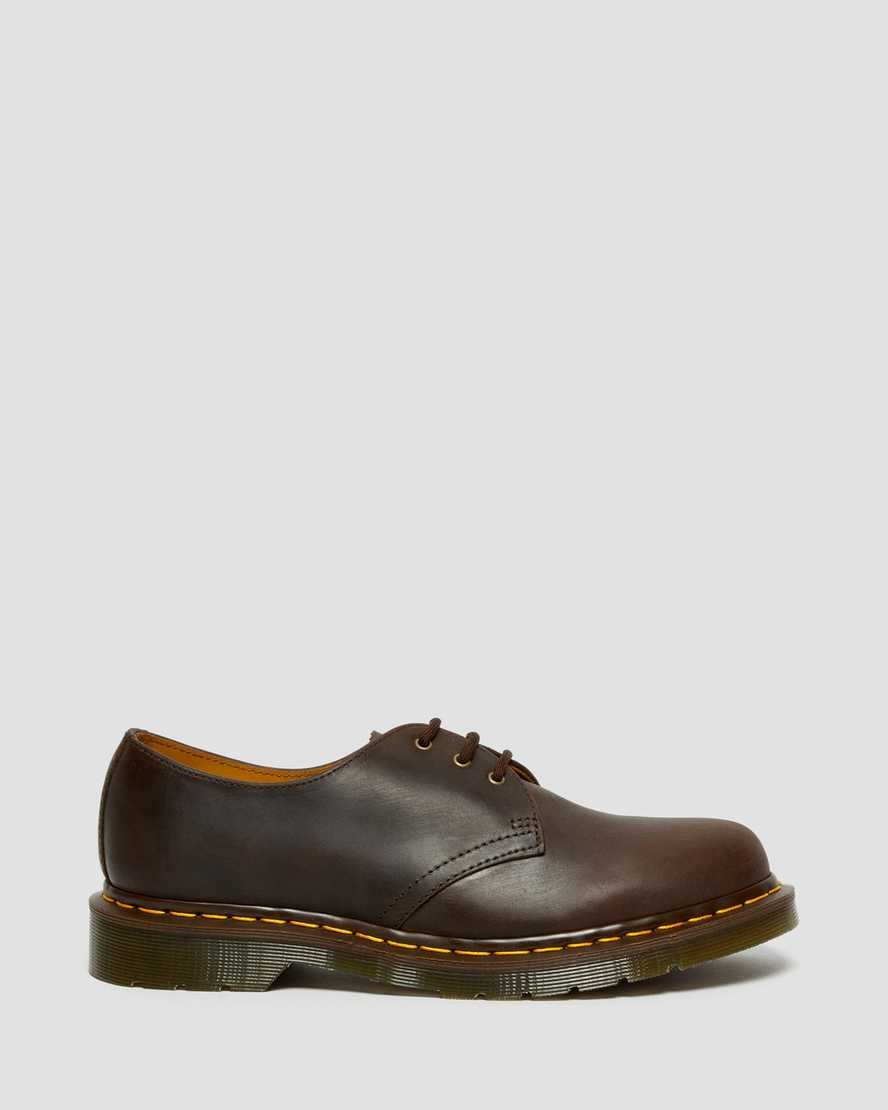 Dr Martens 1461 Crazy Horse Leather Men's Oxford Shoes Brown Crazy Horse Leather | UVNKHD134