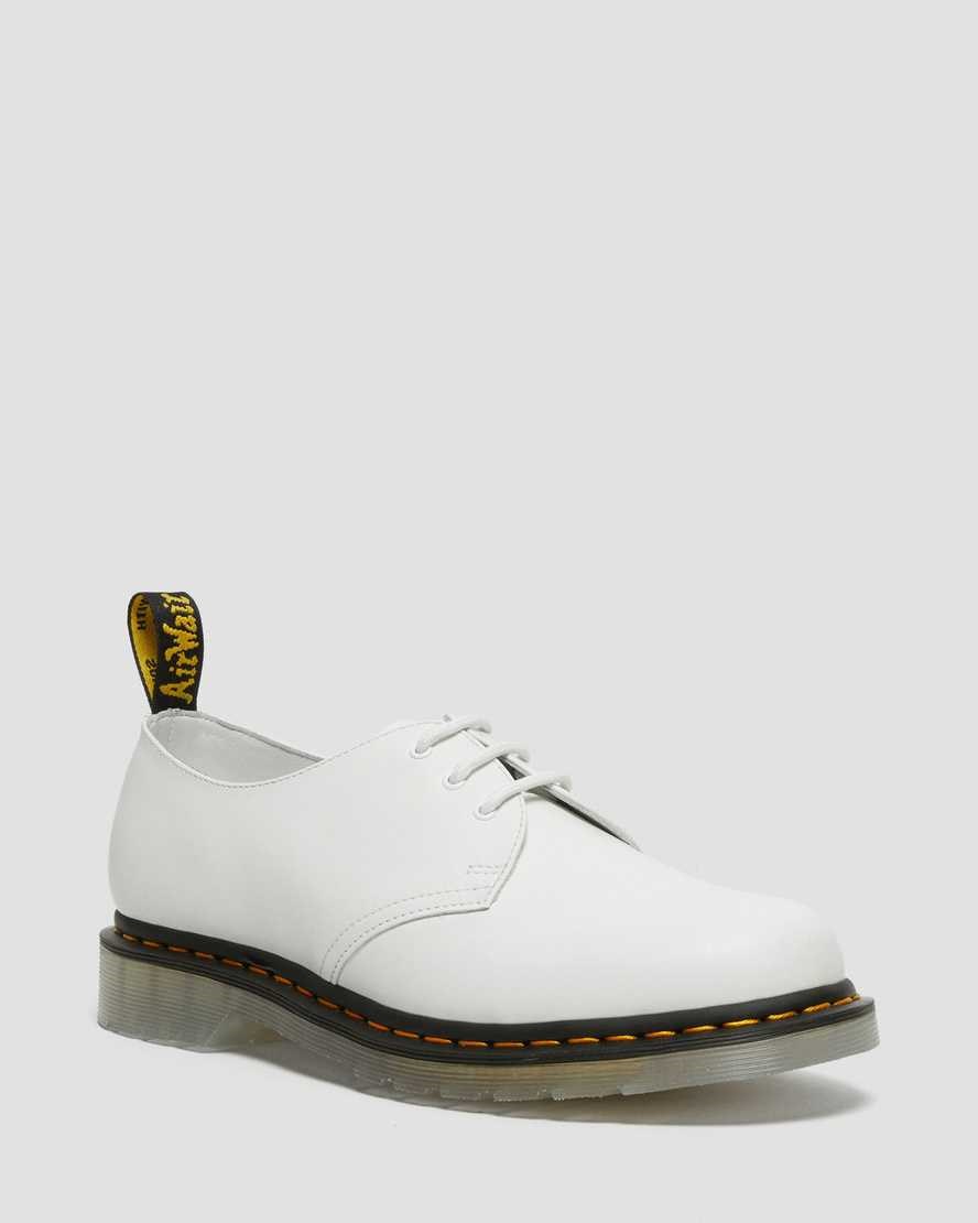 Dr Martens 1461 Iced Smooth Leather Women's Oxford Shoes White Smooth Leather | GWIVFB501