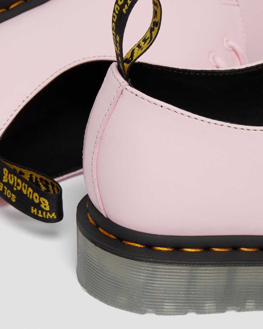 Dr Martens 1461 Iced Smooth Leather Women's Oxford Shoes Pale Pink Smooth Leather | VIDSZY138