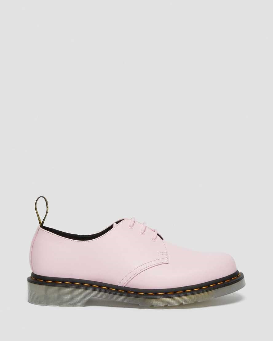 Dr Martens 1461 Iced Smooth Leather Women's Oxford Shoes Pale Pink Smooth Leather | VIDSZY138