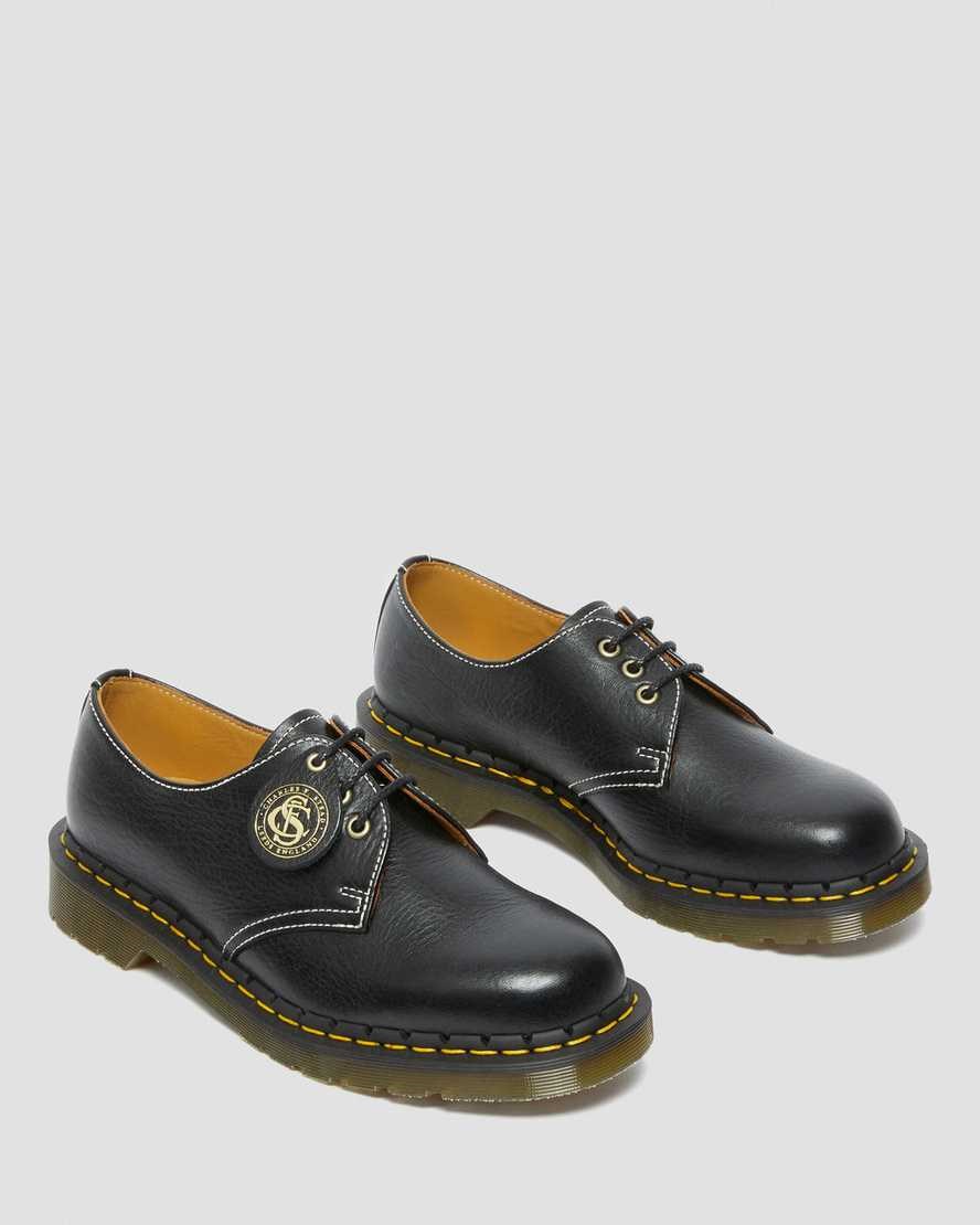 Dr Martens 1461 Made in England Classic Leather Women's Oxford Shoes Black Kudu Classic | BKYNEG280