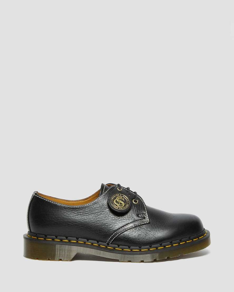 Dr Martens 1461 Made in England Classic Leather Men's Oxford Shoes Black Kudu Classic | FIGBAY408