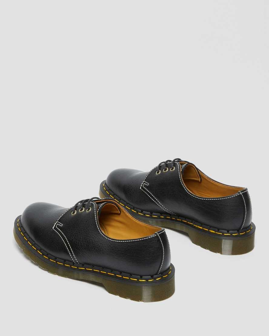 Dr Martens 1461 Made in England Classic Leather Men's Oxford Shoes Black Kudu Classic | FIGBAY408