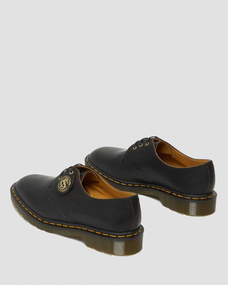 Dr Martens 1461 Made in England Classic Oil Leather Women's Oxford Shoes Black Classic Oiled Shoulder | SXRGLV507