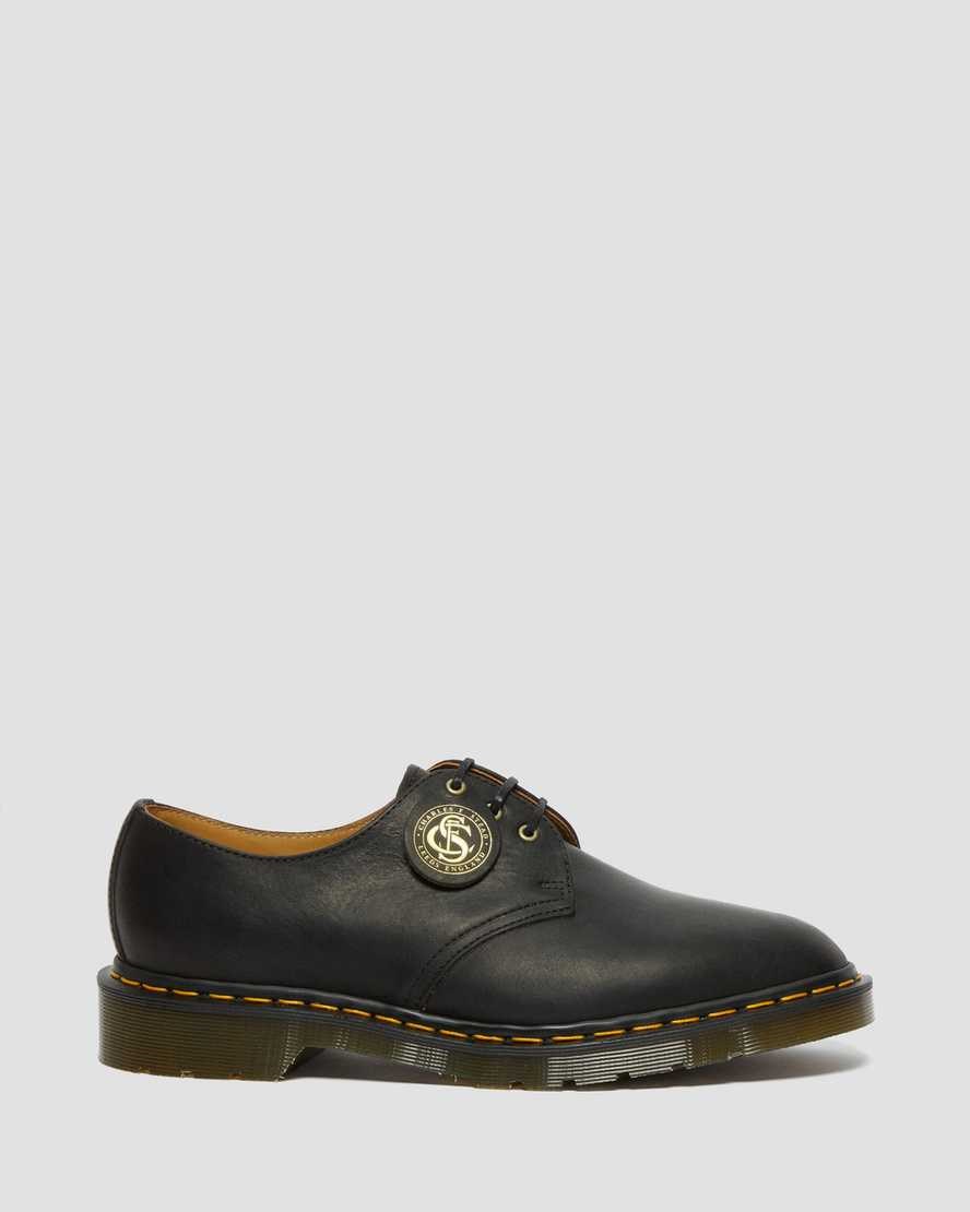 Dr Martens 1461 Made in England Classic Oil Leather Women's Oxford Shoes Black Classic Oiled Shoulder | SXRGLV507